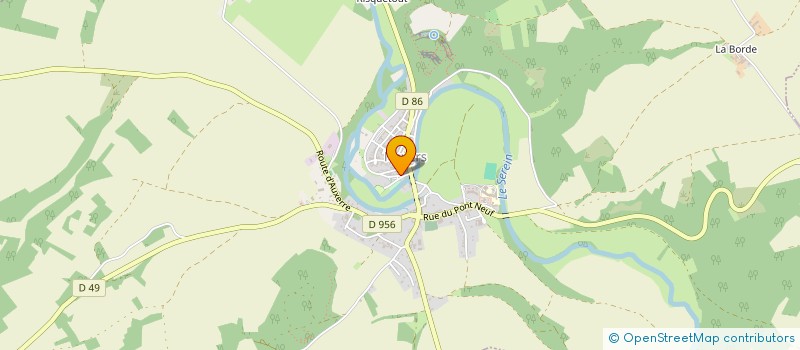 localisation de l'entreprise LES GRANGES à NOYERS