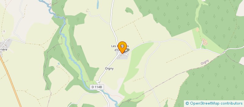 localisation de l'entreprise LES GRANGES D'OIGNY TRANSPORTS à OIGNY