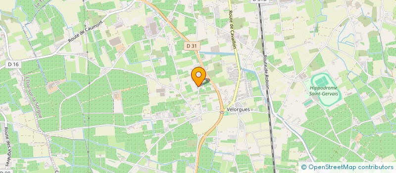 localisation de l'entreprise LES GRANGES DE JADIS  L'ISLE-SUR-LA-SORGUE