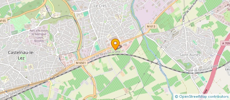 localisation de l'entreprise LES GRANGES DES 7 LAUX à LE CRES