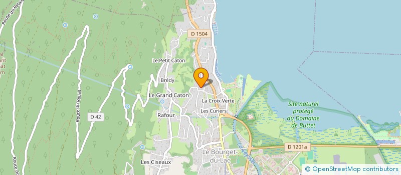 localisation de l'entreprise LES GRANGES DU LAC  LE BOURGET-DU-LAC