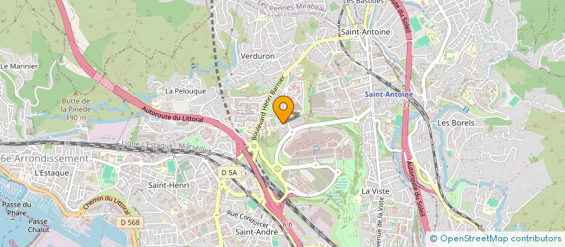 localisation de l'entreprise LES GRANIERES à MARSEILLE