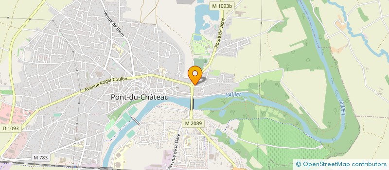 localisation de l'entreprise LES GRANITS D AUVERGNE MONUMENT FUNERAIR  PONT-DU-CHATEAU