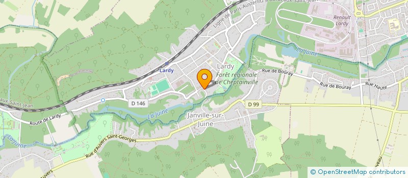 localisation de l'entreprise LES GRANITS FLOURY à LARDY