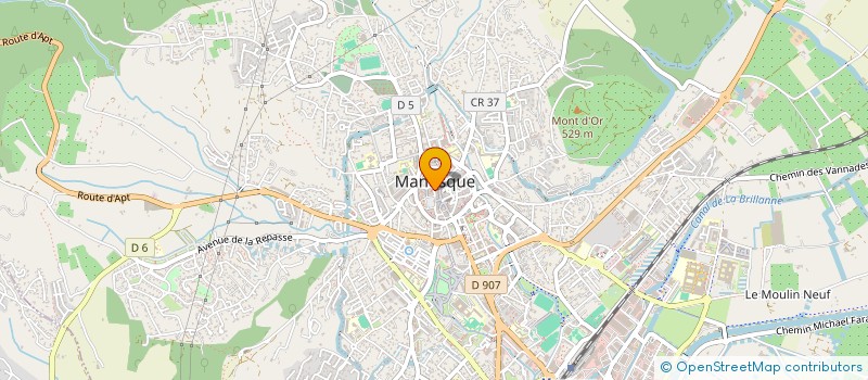 localisation de l'entreprise LES GRANONS à MANOSQUE
