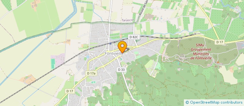 localisation de l'entreprise LES GRAOUS  FONTVIEILLE