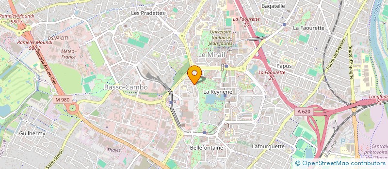 localisation de l'entreprise LES GRAPHISTES LIBRES  TOULOUSE