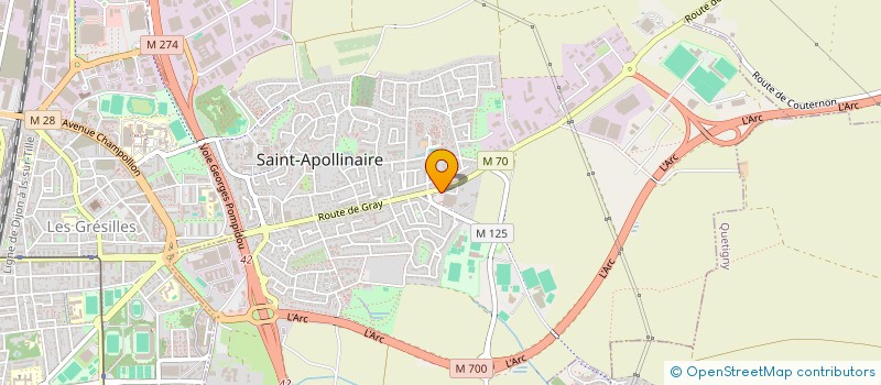 localisation de l'entreprise LES GRAPPES D'OR à MARSANNAY-LA-COTE