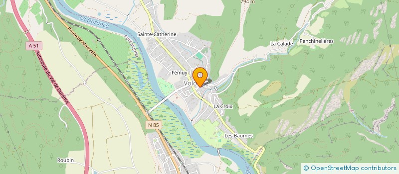 localisation de l'entreprise LES GRAVES DE SAINT MARTIN  VOLONNE