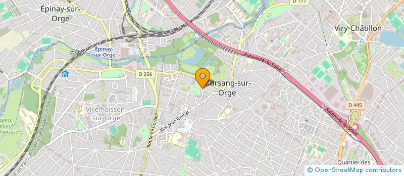 localisation de l'entreprise LES GRAVEURS DE PARIS  MORSANG-SUR-ORGE