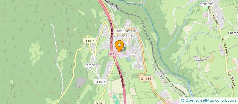 localisation de l'entreprise LES GRAVIERES DE LA FIN à VALSERHONE