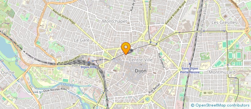 localisation de l'entreprise LES GRAVIERS à DIJON