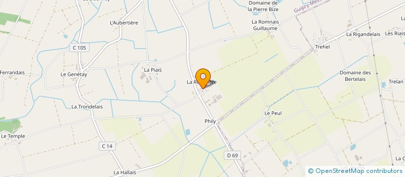 localisation de l'entreprise LES GREES D'EN HAUT à GUIPRY-MESSAC