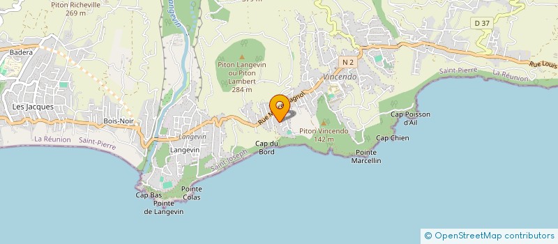 localisation de l'entreprise LES GREGUES à SAINT-JOSEPH