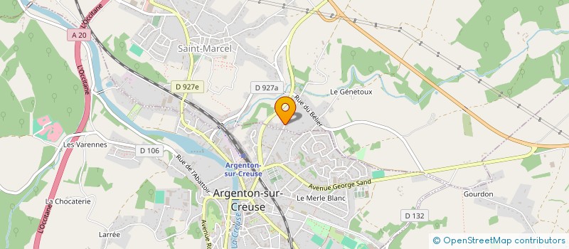 localisation de l'entreprise LES GREMLINS à SAINT-MARCEL