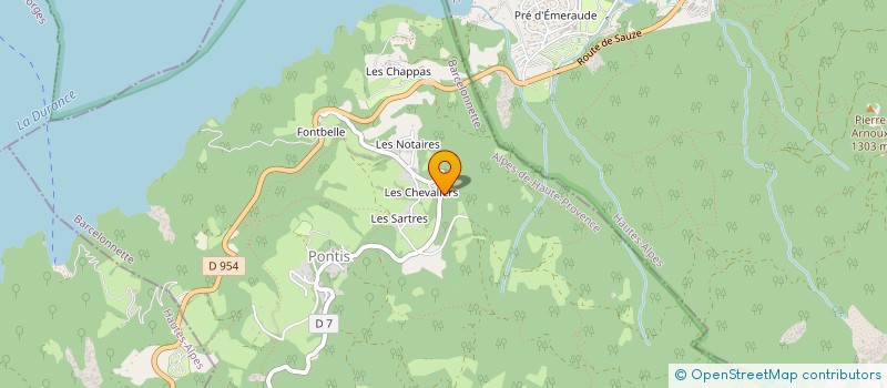 localisation de l'entreprise LES GREMLINS...NOIR ET FEU  LE SAUZE-DU-LAC