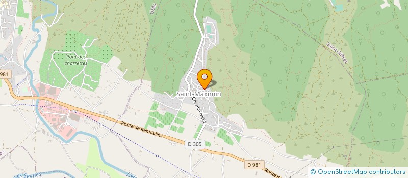 localisation de l'entreprise LES GRENADIERS  SAINT-MAXIMIN