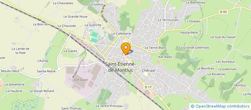 localisation de l'entreprise LES GRENADINES à VIGNEUX-DE-BRETAGNE
