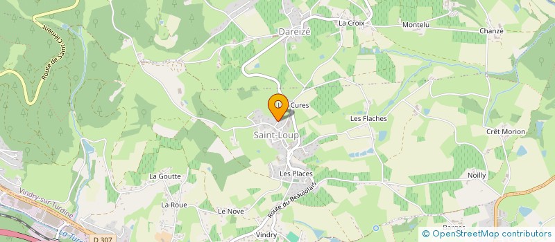 localisation de l'entreprise LES GRENADINES  VINDRY-SUR-TURDINE