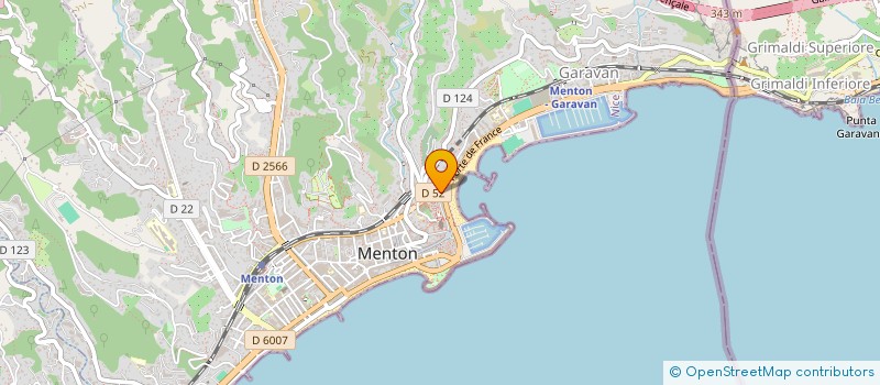 localisation de l'entreprise LES GRENADINES ANTILLAISES à MENTON