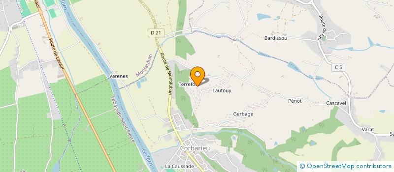 localisation de l'entreprise LES GRENIERS DE JOSEPH - L'EPICERIE SOLIDAIRE  CORBARIEU