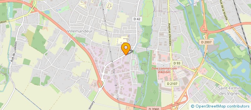 localisation de l'entreprise LES GRENIERS DE JOSEPH : SOS A LA SOLIDARITE à VILLEMANDEUR