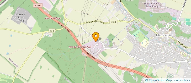 localisation de l'entreprise LES GRENIERS DE L ILE DE FRANCE à MARCOUSSIS