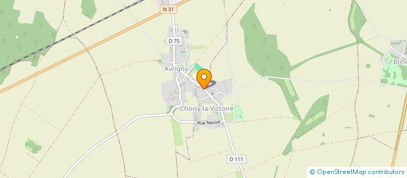 localisation de l'entreprise LES GRENIERS DE L'OISE à PONTPOINT