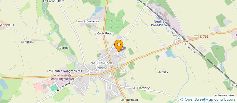 localisation de l'entreprise LES GRENIERS DU PAYS DE RACAN à BEAUMONT-LOUESTAULT