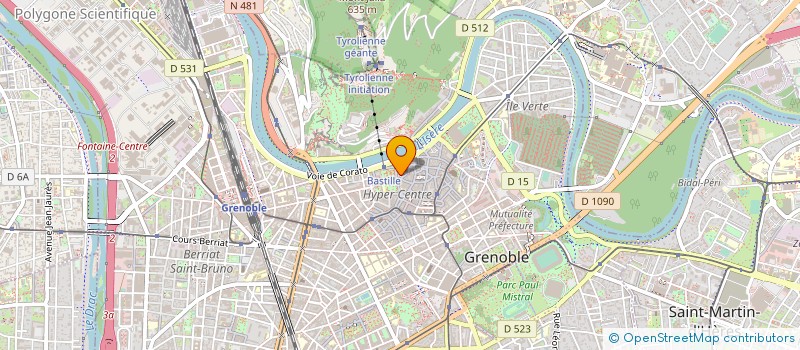localisation de l'entreprise LES GRENOBLOISES MAJORETTES  GRENOBLE