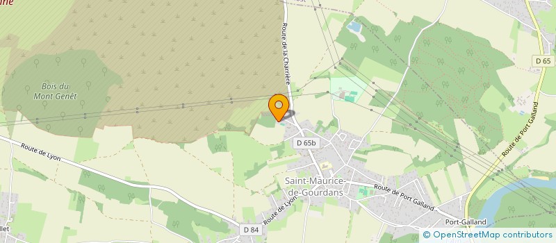 localisation de l'entreprise LES GRENOUILLES  SAINT-MAURICE-DE-GOURDANS