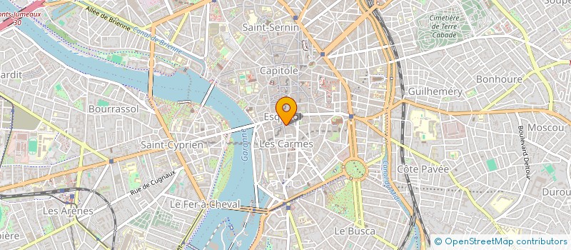 localisation de l'entreprise LES GRENOUILLES DE BAYARD à TOULOUSE