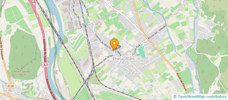 localisation de l'entreprise LES GRENOUILLES DU BENITIER  CHEVAL-BLANC