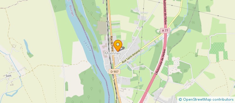 localisation de l'entreprise LES GRES DU FAUBOURG à MYENNES