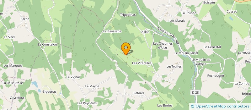localisation de l'entreprise LES GREZALS à MOLIERES