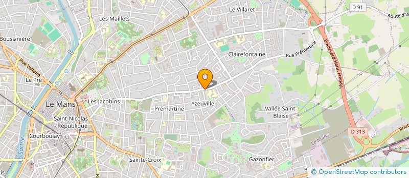 localisation de l'entreprise LES GRIALOUX  LE MANS