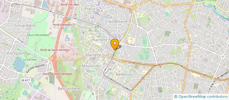 localisation de l'entreprise LES GRIFFES DE L'ESPOIR - NANTES ET REGION à SAINT-HERBLAIN