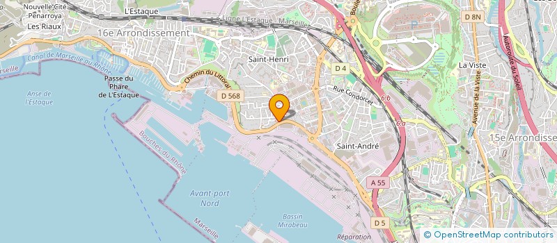 localisation de l'entreprise LES GRILLADES DU LITTORAL SAS à MARSEILLE