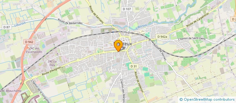 localisation de l'entreprise LES GRILLETS D'ESTOUBLES  MONTEUX