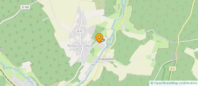 localisation de l'entreprise LES GRILLONS  ROSAY-SUR-LIEURE