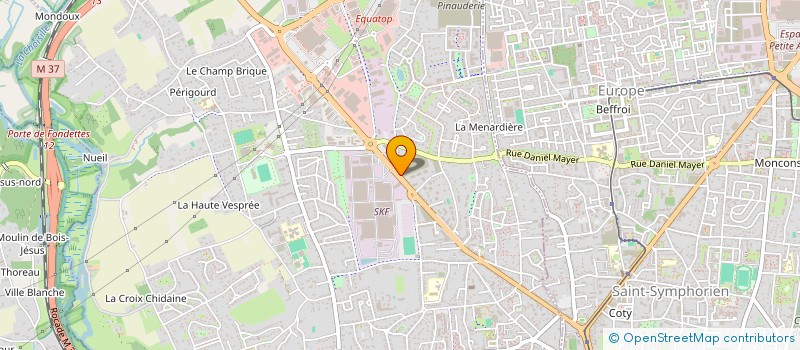 localisation de l'entreprise LES GRILLONS  SAINT-CYR-SUR-LOIRE