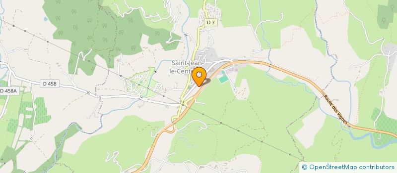 localisation de l'entreprise LES GRILLONS DE SAINT JEAN  SAINT-JEAN-LE-CENTENIER