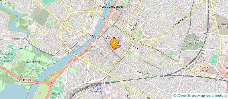 localisation de l'entreprise LES GRIMOIRES DE LORPHE à ANGERS