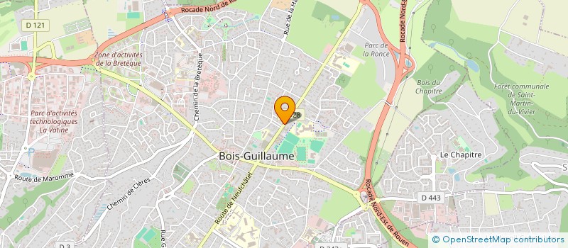 localisation de l'entreprise LES GRINIOCHES à BOIS-GUILLAUME