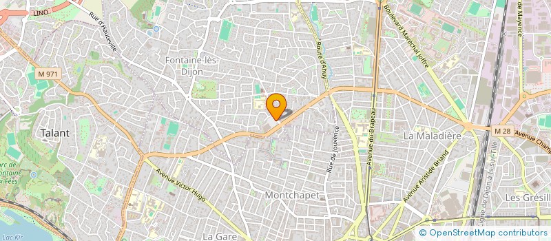 localisation de l'entreprise LES GRIOTTES  COUSANCE