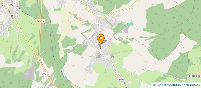 localisation de l'entreprise LES GRIOTTES  ROSEY