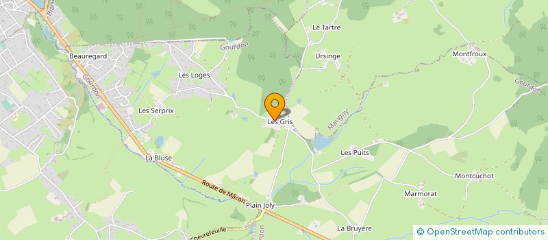 localisation de l'entreprise LES GRIS IMMOBILIER  GOURDON