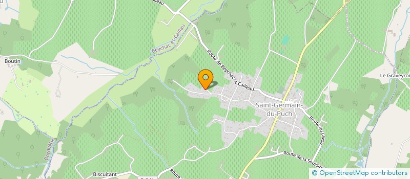 localisation de l'entreprise LES GRISOUX  SAINT-GERMAIN-DU-PUCH
