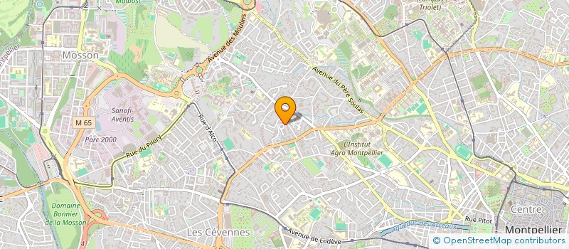localisation de l'entreprise LES GROS BONNETS à MONTPELLIER