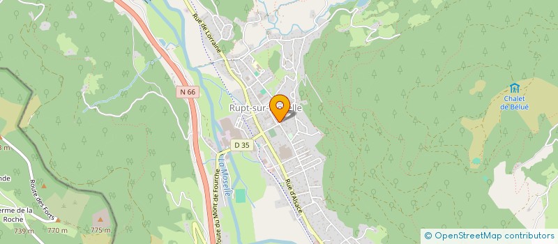 localisation de l'entreprise LES GROS CALINS  RUPT-SUR-MOSELLE